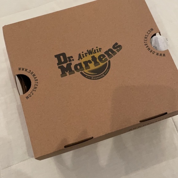 Dr Martens Toddler Crinkle Metallic Boots SZ 8 - Picture 3 of 7